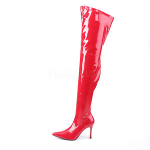 Patent Leather High Heel Thigh High Boots